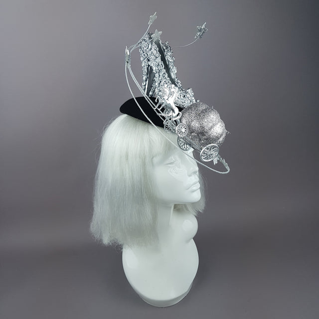 "Ever After" Cinderella Inspired High Heel Shoe Fascinator Hat