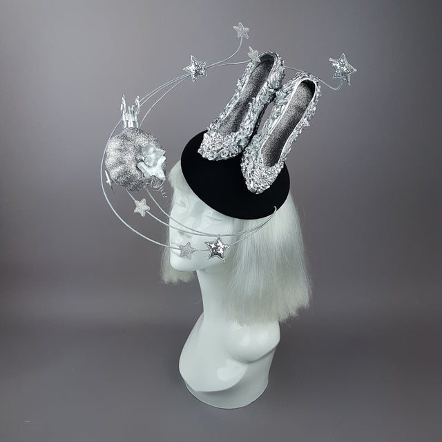 "Ever After" Cinderella Inspired High Heel Shoe Fascinator Hat