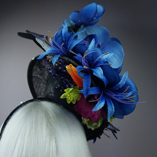 "Cocô" Flower Pigeon Poop Fascinator Hat