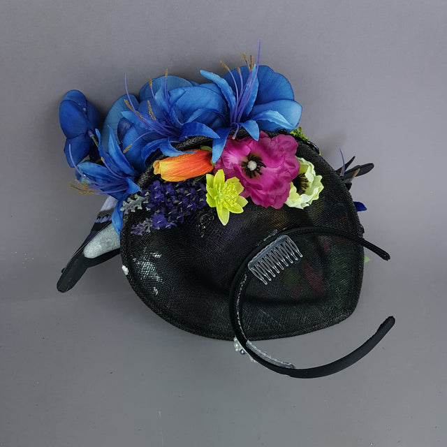 "Cocô" Flower Pigeon Poop Fascinator Hat