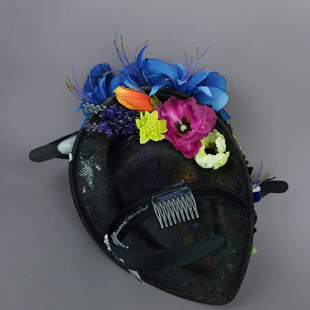 "Cocô" Flower Pigeon Poop Fascinator Hat