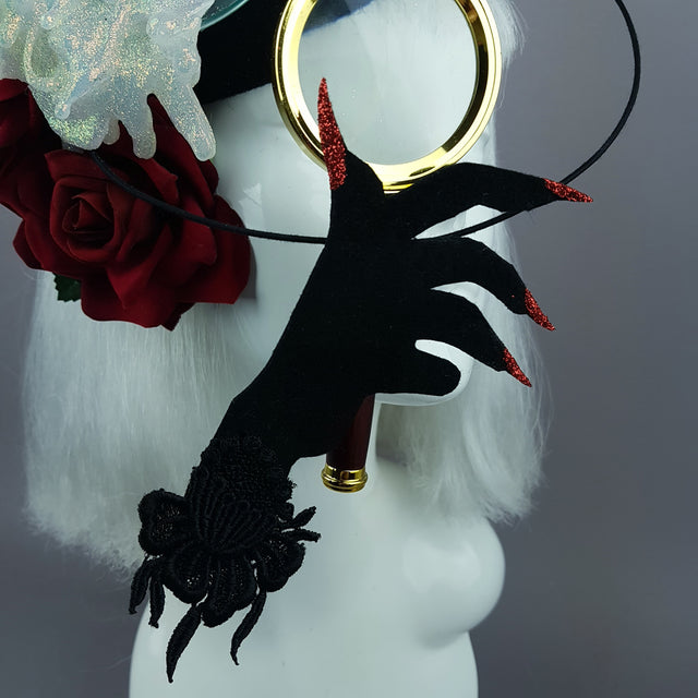 "Curiosity" Gin Martini Cocktail Fascinator Hat