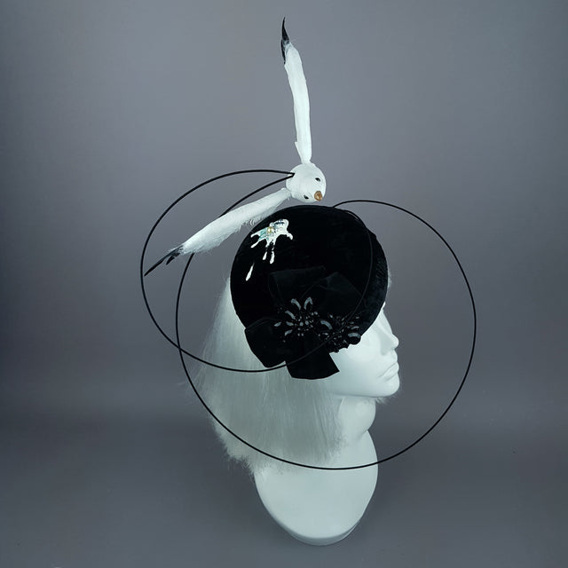 "Lucky" Quirky Chic Seagull Poop Fascinator Hat