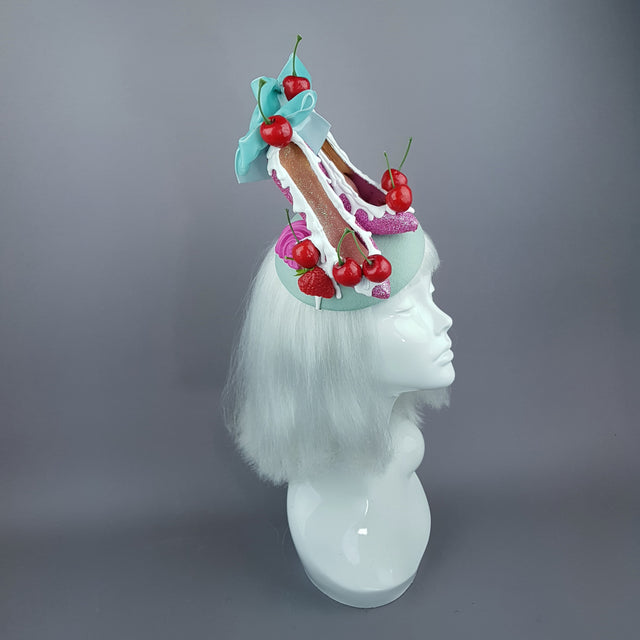 "Dela Crème" Ice Cream High Heel Shoe Fascinator Hat
