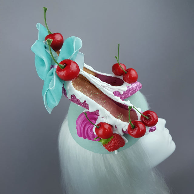 "Dela Crème" Ice Cream High Heel Shoe Fascinator Hat