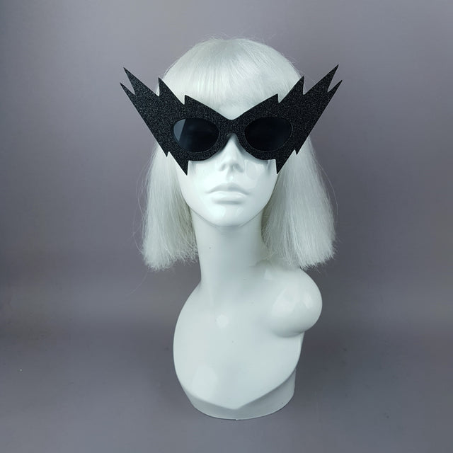 PICK ANY COLOUR GLITTER! Lightning Bolt Sunglasses