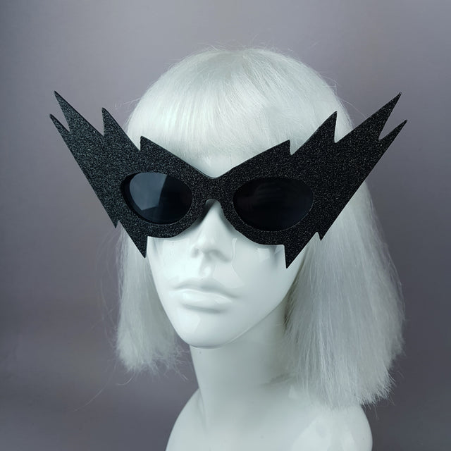 PICK ANY COLOUR GLITTER! Lightning Bolt Sunglasses