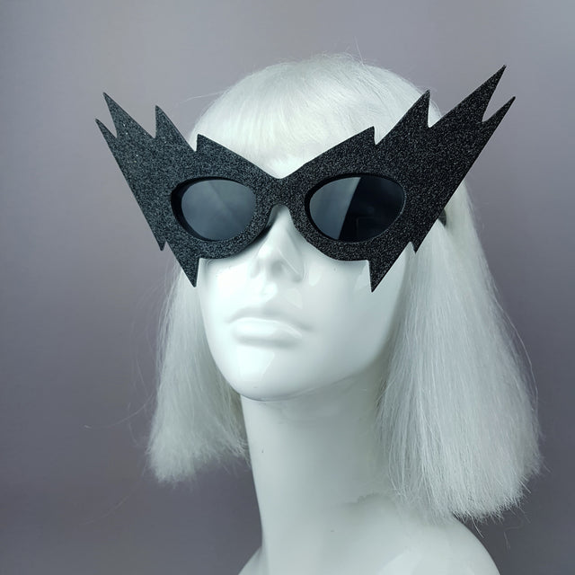 PICK ANY COLOUR GLITTER! Lightning Bolt Sunglasses