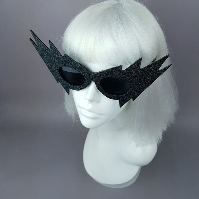PICK ANY COLOUR GLITTER! Lightning Bolt Sunglasses