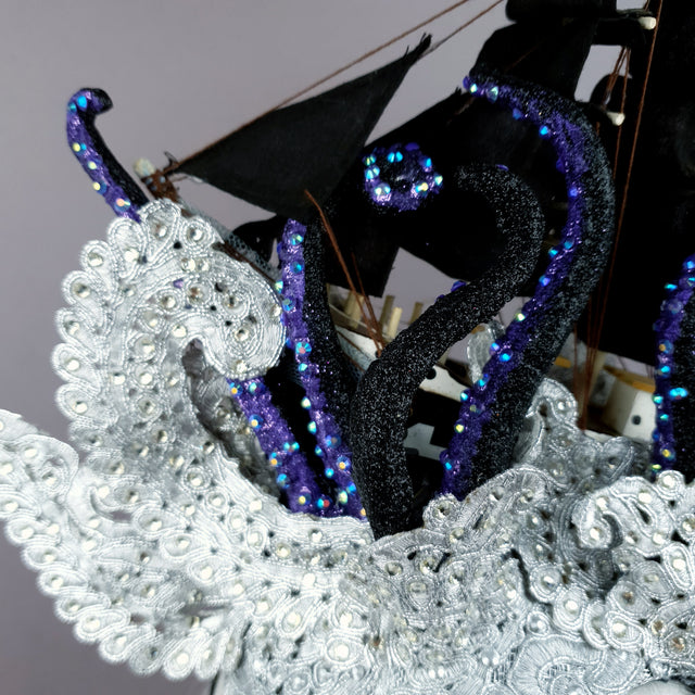 "Unfortunate Souls" Ship, Lace & Tentacle Headdress