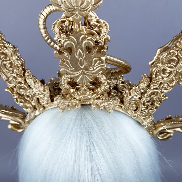 "Minoan" Gold Filigree Snake Halo Headpiece