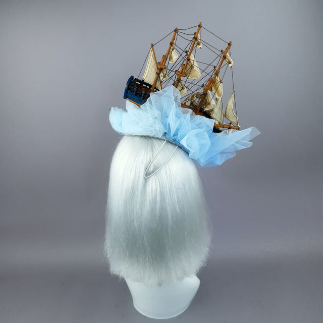 "Marine" Ship, Tulle & Octopus Headdress