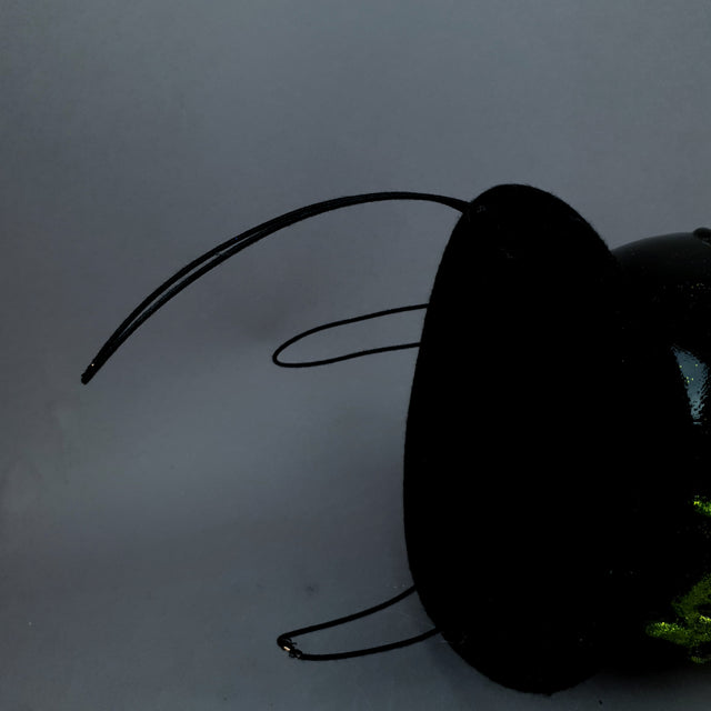 "Bite" Kitsch Glitter Poison Apple Fascinator Hat