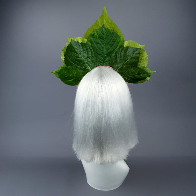 Pink Flower Headdress with Lakshmi