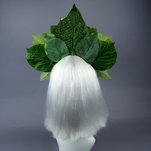 Pink Flower Headdress with Shiva