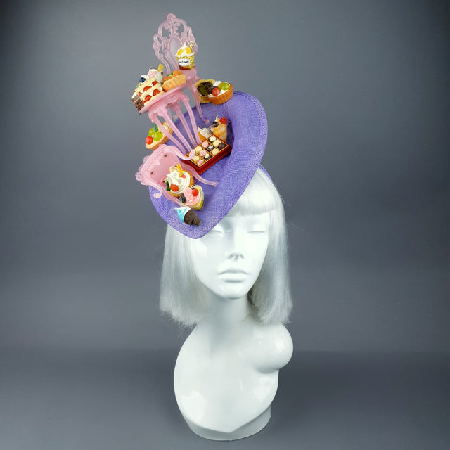 "Frivolité" Marie Antoinette Inspired Cake Party Fascinator Hat