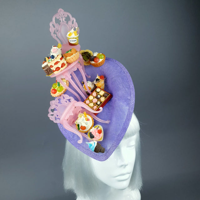 "Frivolité" Marie Antoinette Inspired Cake Party Fascinator Hat