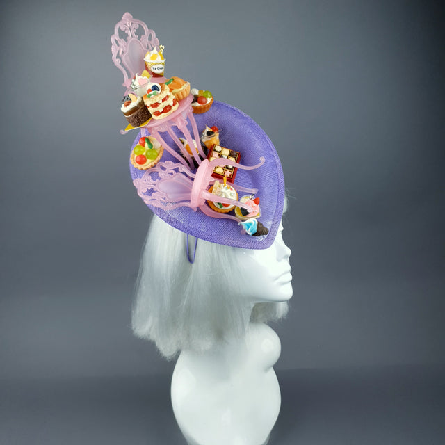 "Frivolité" Marie Antoinette Inspired Cake Party Fascinator Hat