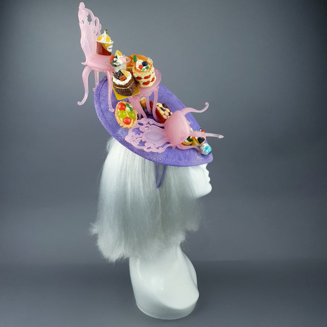 "Frivolité" Marie Antoinette Inspired Cake Party Fascinator Hat