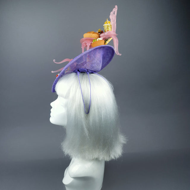 "Frivolité" Marie Antoinette Inspired Cake Party Fascinator Hat