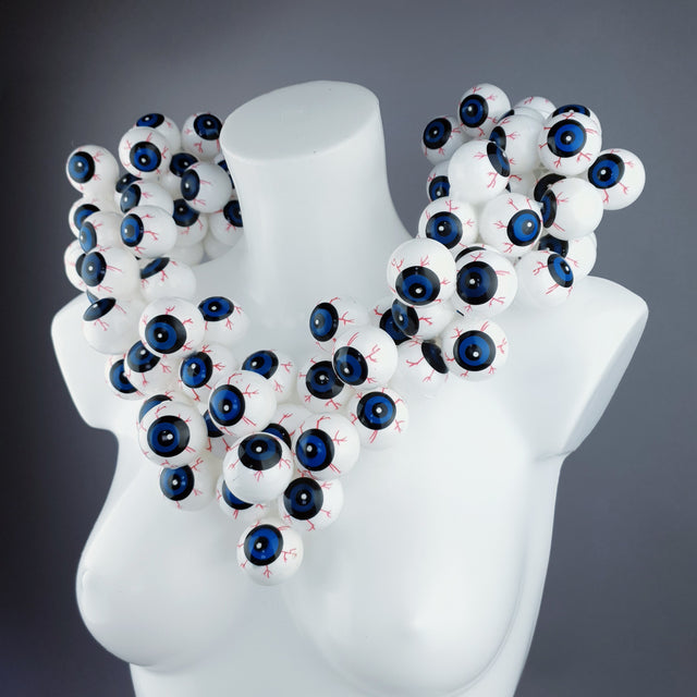 "All Eyes On You" Huge Eyeball Statement Necklace