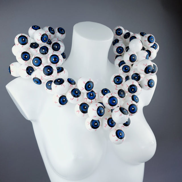 "All Eyes On You" Huge Eyeball Statement Necklace