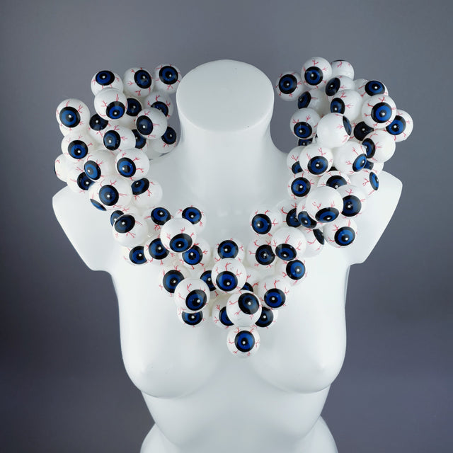 "All Eyes On You" Huge Eyeball Statement Necklace