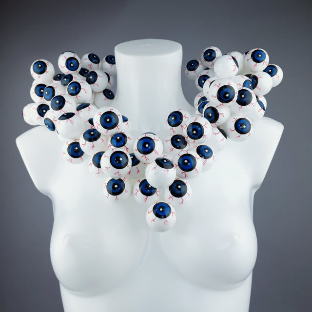 "All Eyes On You" Huge Eyeball Statement Necklace