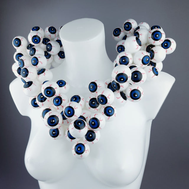 "All Eyes On You" Huge Eyeball Statement Necklace