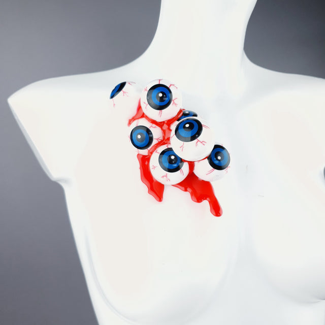 Bleeding Cluster of Eyeballs Brooch No. 1