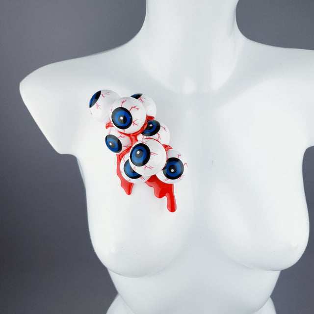 Bleeding Cluster of Eyeballs Brooch No. 1