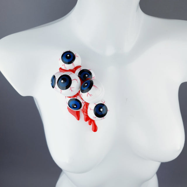 Bleeding Cluster of Eyeballs Brooch No. 3
