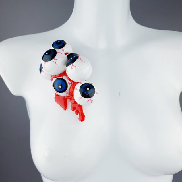 Bleeding Cluster of Eyeballs Brooch No. 3