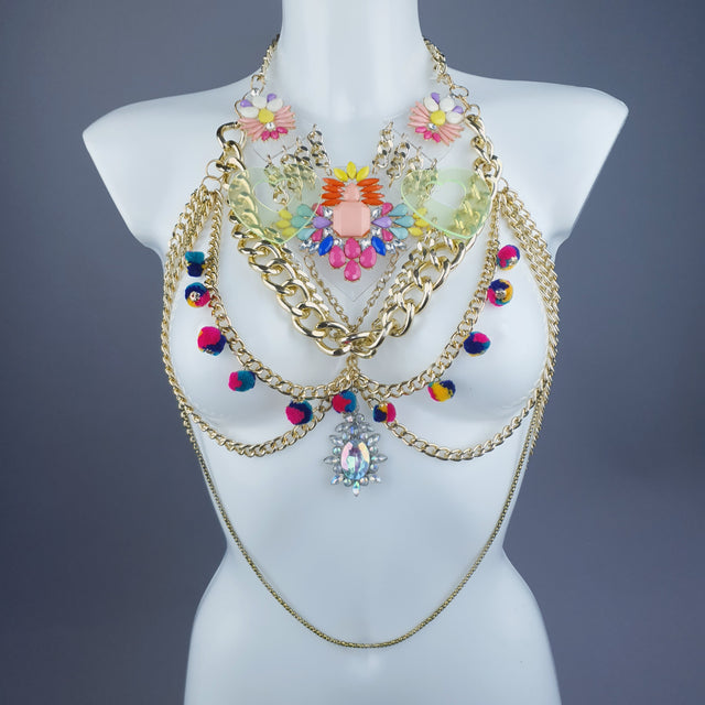 "Cera" Colourful Upcycled Body Jewellery