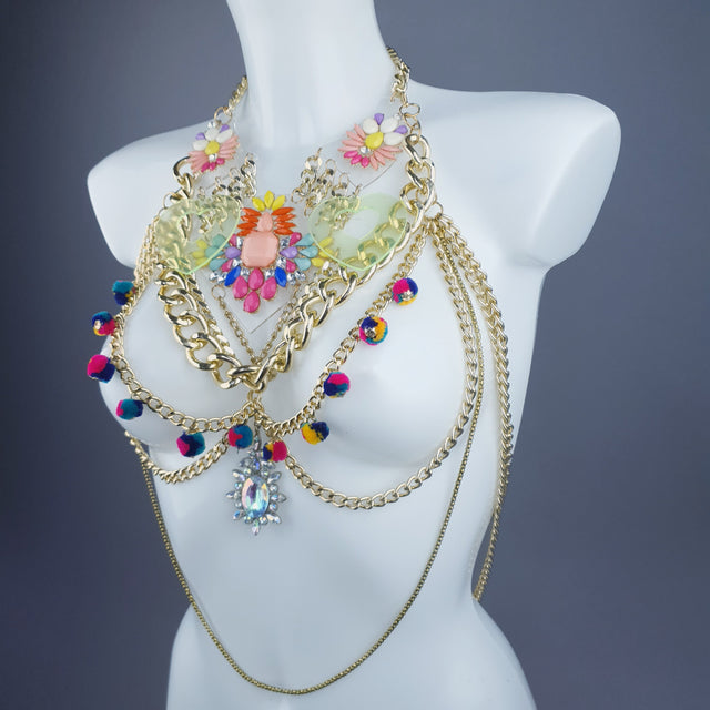 "Cera" Colourful Upcycled Body Jewellery