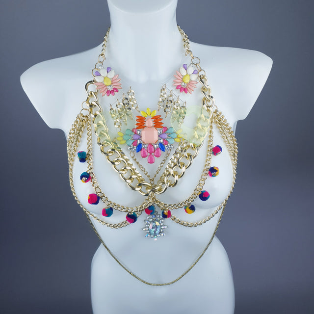 "Cera" Colourful Upcycled Body Jewellery