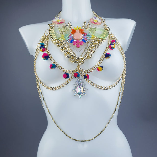 "Cera" Colourful Upcycled Body Jewellery