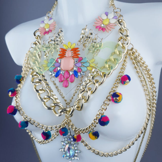 "Cera" Colourful Upcycled Body Jewellery