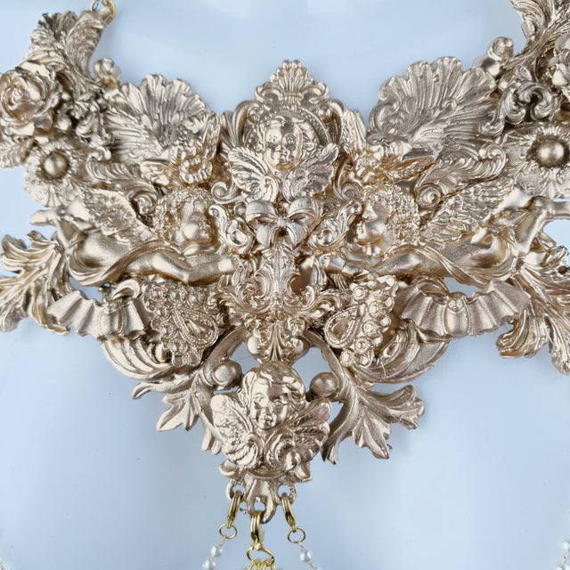 "Adira" Gold Filigree & Pearl Body Jewellery