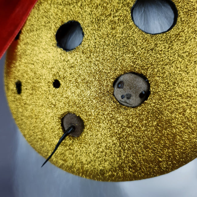 "Cheese the Day" Cheese & Mice Fascinator Hat