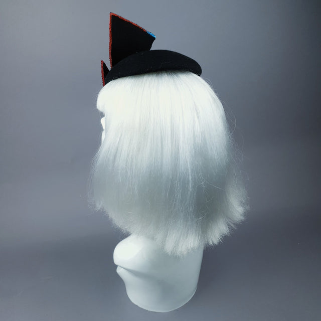 "Aladdin Sane" David Bowie Lightning Bolt Mask Hat