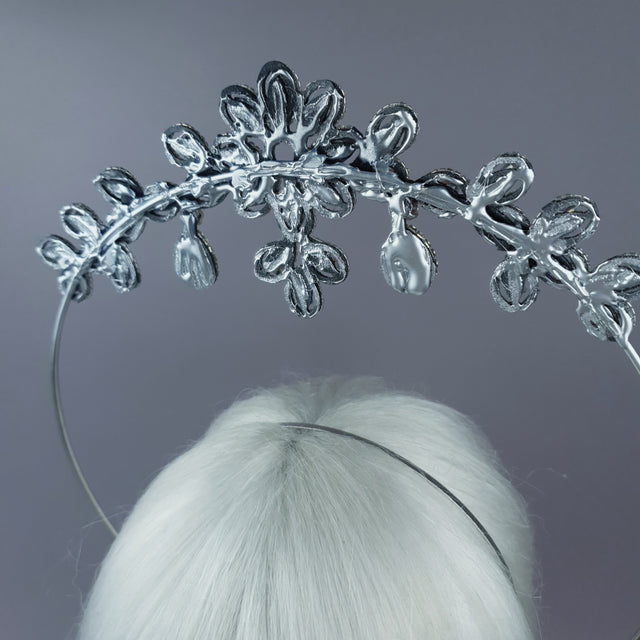 Iridescent Flower Diamante Jewel Halo 41