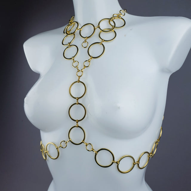 "Sapphira" Gold Jewellery Harness
