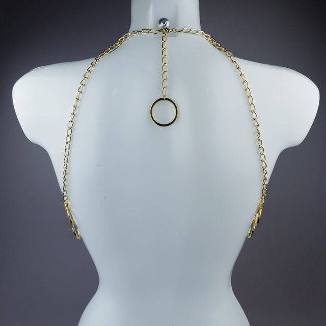 "Sapphira" Gold Jewellery Harness