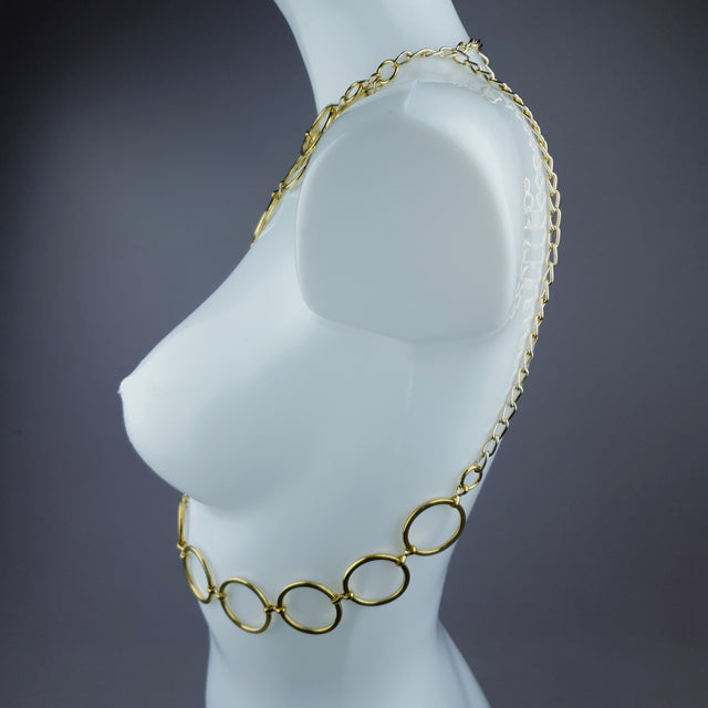 "Sapphira" Gold Jewellery Harness