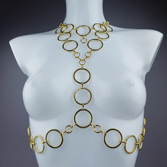 "Sapphira" Gold Jewellery Harness