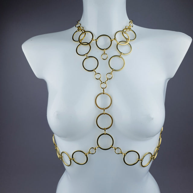 "Sapphira" Gold Jewellery Harness