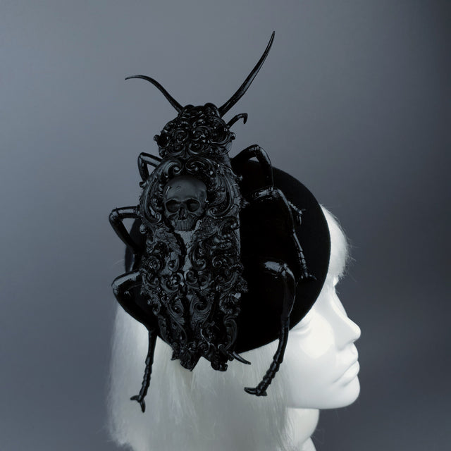 "Ochicha" Giant Filigree Cockroach Fascinator Hat