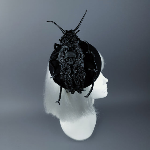 "Ochicha" Giant Filigree Cockroach Fascinator Hat