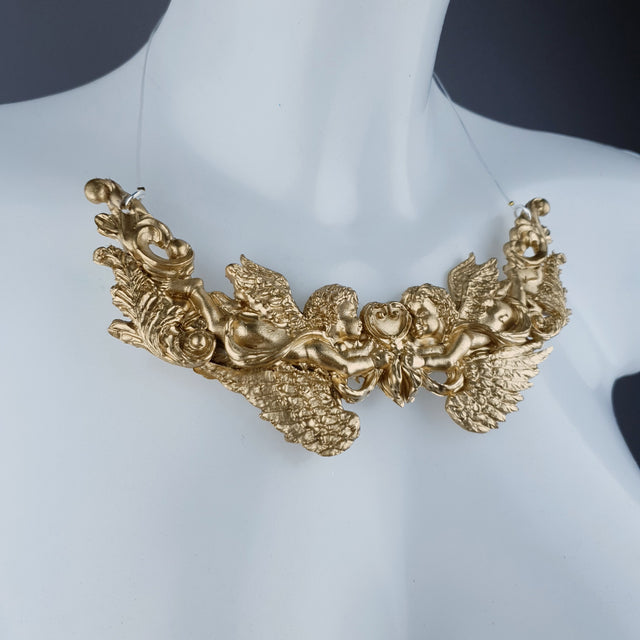 "Quiteria" Gold Filigree Necklace